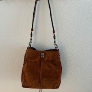 Rebecca Minkoff Darren Shoulder Bag - Whiskey Suede (like new)